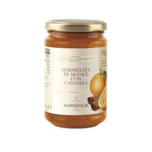 Agrisicilia Sicílsky pomarančový džem so škoricou "Marmelatta di Arance di Sicilia con Canella" Agrisicilia 360g